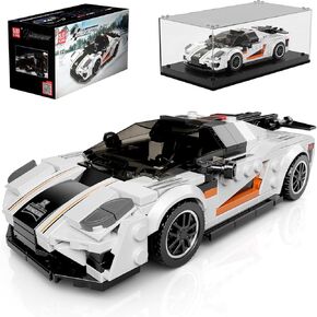 Mould King One : 1 Classic Sports Car Building Kits, MOC Racing Car Toys Model, Vehicle Blocks Set Suitable for Boys to Build, House Decoration Gifts for Kids and Adults 27081 (394 Pcs)