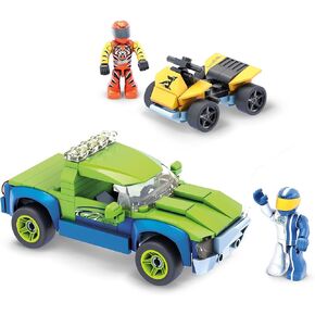 Hot Wheels Mega Construx Off-Duty and ATV Construction Set, Building Toys for Kids 5 Years and Up