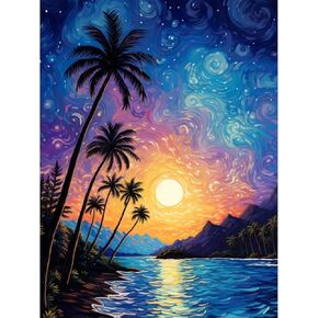 مجموعات الطلاء الماس Aiboerl Bohemia للبالغين ، وأطقم الطلاء الماسي 5D مجموعات فن الماس ، الحفر الكاملة Diy Crafts Paint Painting Kit للبالغين للديكور المنزلي نقاط الماس [11.8x15.7inch]