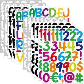 12 ورقة ملصقات رسائل 2 بوصة ملصقات أبجدية فينيل ألعاب لاصقة ABC للاصطدام ABC للاصطدامات للاصطدامات الحرف اليقفية ملصقات ملصقات صندوق البريد العلامات على علامات تصنيف الفصول الدراسية (12 ، ملون)