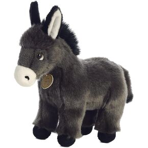 Aurora® رائعتين Miyoni® Tots Donkey Loved Process - التفاصيل النابضة بالحياة - الرفقة العزيزة - الرمادي 11 بوصة