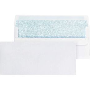 Mead #10 Business Envelope, Self Seal, Security Tinted, 4-1/8" x 9-1/2", White, 100/Box (CO284)