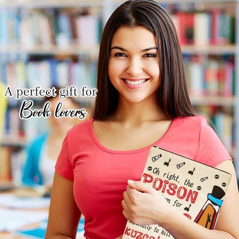 Book Sleeve for Book Lovers, Bookish Book Protector, Book Covers for Paperbacks, Washable Fabric, Book Sleeves with Zipper, Medium 11 Inch X 8.7 Inch in Saudi Arabia