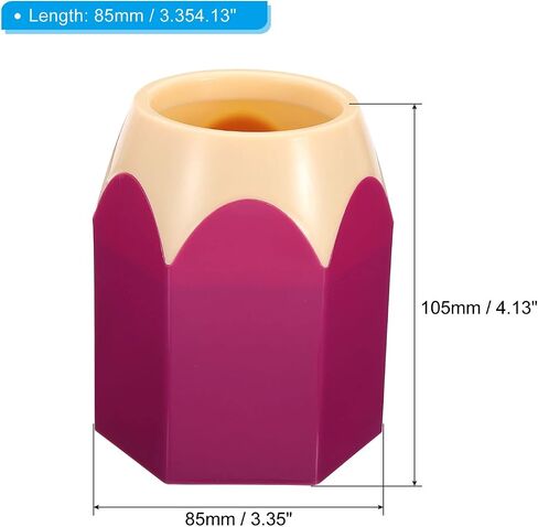 PATIKIL Pencil Holder, 2 Pack Pen Holder for Desk Cute Plastic Pencil Holder for Desk Pencil Holders Cup Organizer Pencil Shape, Blue Green in Kuwait