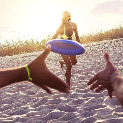 ألعاب Sand Beach ، Jumbo 8 "ألعاب Flying Disc للبالغين ، لعبة قرص ساحة رياضية لإكسسوارات الشاطئ في الهواء الطلق ، الفناء الخلفي ، العشب ، الحديقة ، Flying Ring Gift Girls ، Stocking Stocker (8 Pack) in Kuwait