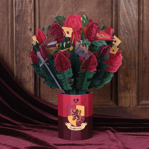 Lovepop Everyday Pop-Up Harry Potter Paper Flower Bouquet for Her and Him - Hedwig Flower Buds Bouquet for Boys, Girls, Men, Women - 12" Bouquet - Blank Note Card Included in Saudi Arabia