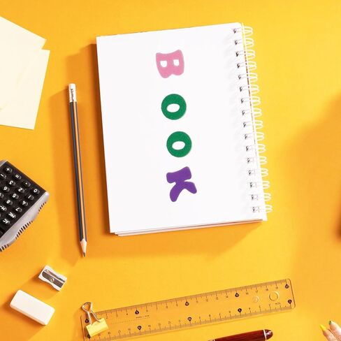 ملصقات رسائل الرغوة للحرف اليدوية ، 650 PCS ملصقات رغوة أبجدية صغيرة ، ملصقات ملصقات ملصقات A-Z ALPHABET ، مستلزمات الفنون الفنية لزخارف قرص DIY (0.79 بوصة) in Kuwait