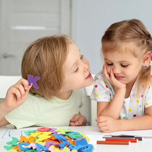 ملصقات رسائل الرغوة للحرف اليدوية ، 650 PCS ملصقات رغوة أبجدية صغيرة ، ملصقات ملصقات ملصقات A-Z ALPHABET ، مستلزمات الفنون الفنية لزخارف قرص DIY (0.79 بوصة) in Kuwait