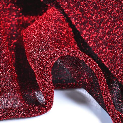 Glitter Netting Fabric by The Yard Width 58Inches Entelare (Green 1yard) in Kuwait