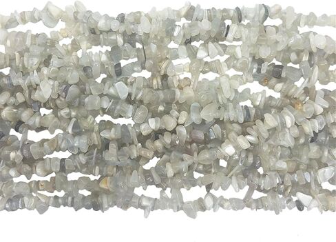 Fekuar 66" Irregular Tumbled Fluorite & Amethyst Chip Beads for Jewelry Making, Healing Crystal Drilled Loose Bead Strand DIY Craft Supplies, 5-8mm in Saudi Arabia
