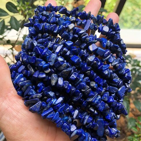Fekuar 66" Irregular Tumbled Fluorite & Amethyst Chip Beads for Jewelry Making, Healing Crystal Drilled Loose Bead Strand DIY Craft Supplies, 5-8mm in Saudi Arabia