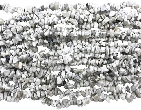 Fekuar 66" Irregular Tumbled Fluorite & Amethyst Chip Beads for Jewelry Making, Healing Crystal Drilled Loose Bead Strand DIY Craft Supplies, 5-8mm in Saudi Arabia