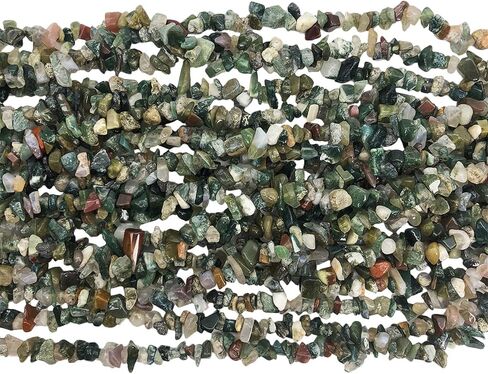 Fekuar 66" Irregular Tumbled Fluorite & Amethyst Chip Beads for Jewelry Making, Healing Crystal Drilled Loose Bead Strand DIY Craft Supplies, 5-8mm in Saudi Arabia