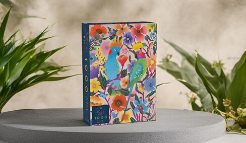 Elena Essex Puzzles for Adults 1000 Pieces - Lovebirds | Jigsaw Puzzles | 1000 Piece Puzzle for Adults | Colorful Art Butterflies and Birds Puzzle | 20x28inches in Kuwait