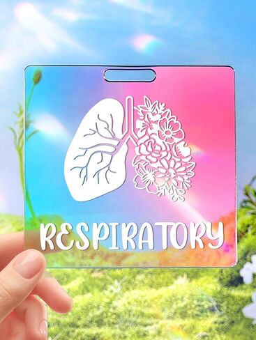 Plifal X-RAY Badge Buddy Card Holder - Nurse Nursing Accessories Laser Skeleton Print Colors Horizontal ID Identification Tags for Hospital Student Medical Work in Kuwait