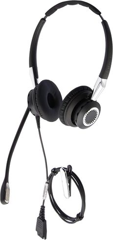 Jabra 2400 II USB Duo CC MS Wired Headset - Black in Kuwait
