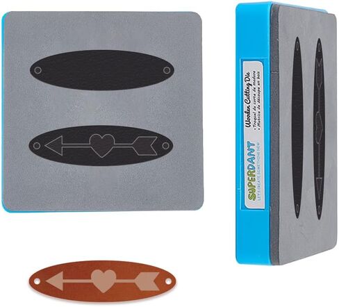 SUPERDANT Leather Bracelets Cutting Dies Round Chain Bracelet Leather Die Cutter Faux Leather Die Cuts Machine Leather Craft Punch Tool for Wristband Jewelry Making DIY Wooden Dies for Crafters in Saudi Arabia