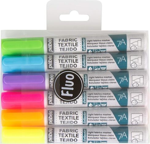 Pebeo 7A Marter Fabric Marker, 1 mm, Black in Saudi Arabia