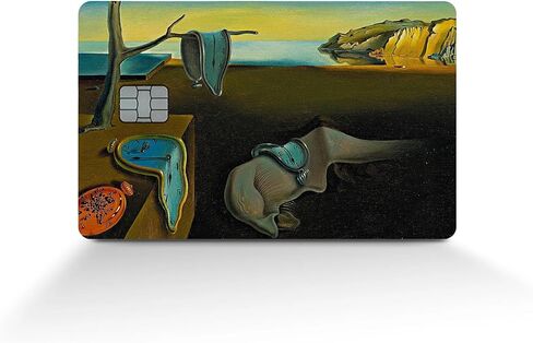 Credit Card Skin (Pack of 2!) - Matte Sleek Vinyl Material - Classic Artwork - Debit/Credit Card Sticker Cover - Card Skins with Chip - Durable & Waterproof (Scream) in Saudi Arabia
