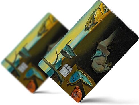 Credit Card Skin (Pack of 2!) - Matte Sleek Vinyl Material - Classic Artwork - Debit/Credit Card Sticker Cover - Card Skins with Chip - Durable & Waterproof (Scream) in Saudi Arabia