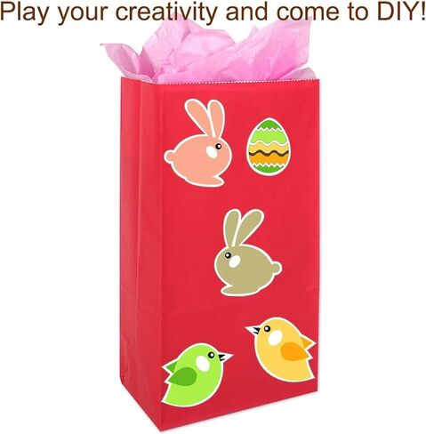 KEYYOOMY Small Paper Bags Red Party Goody Bags Party Favor Bags Paper Lunch Bags (100 CT, 3.5 X 2.4 X 7.1 In) in Saudi Arabia
