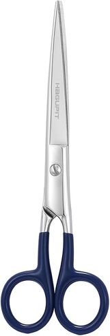 Small Sharp Embroidery Scissors - 5" Precision Tiny Stainless Steel Detail Needlework Shears for Sewing Trimming Fabric Thread Yarn, Comfort Blue Grip Stitchwork Scissors in Saudi Arabia