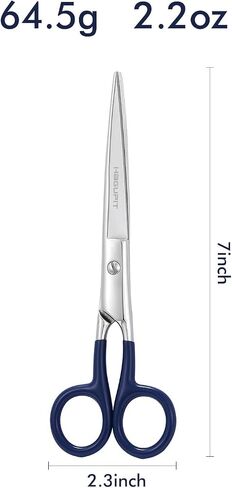 Small Sharp Embroidery Scissors - 5" Precision Tiny Stainless Steel Detail Needlework Shears for Sewing Trimming Fabric Thread Yarn, Comfort Blue Grip Stitchwork Scissors in Saudi Arabia