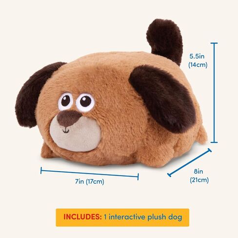 Battat – Plush Crawling Toy Dog – Interactive Stuffed Animal – Toy Puppy With Movement & Sounds – Tummy Time Toys For Toddlers – 12 Months + – Wag n' Waddle Pup in Saudi Arabia