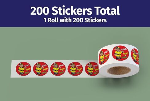 ZOCO - Buckle Up Sticker Roll (400 Count) - Seat Belt Safety - Positive Message Stickers - Kids Giveaways Bulk - 2 Inch Round in Kuwait