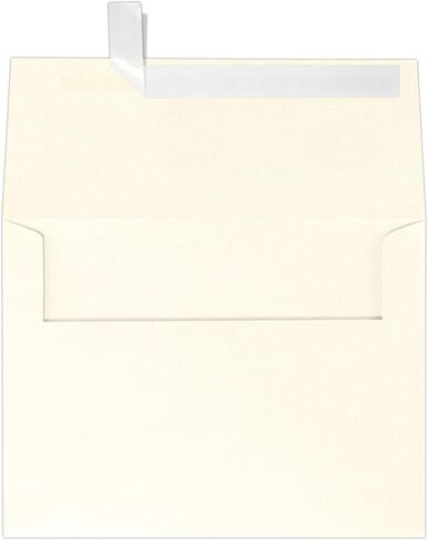 LUXPaper A6 Invitation Envelopes | Peel & Press | 4 3/4" x 6 1/2" | Champagne Metallic | 80lb. Text | 50 Qty in Saudi Arabia