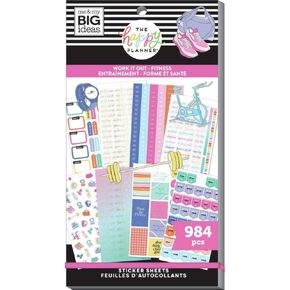 Me & My Big Ideas Work Out Happy Planner STCKRS