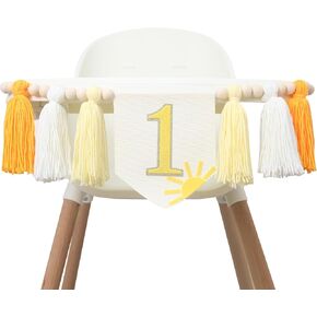 Boho Sun 1st Birthday High Chair Tassel Banner，Sunshine Highchair Garland，You Are My Sunshine High Chair Banner，Here Come The Son High Chair Banner，1st Trip Around The Sun High Chair Banner