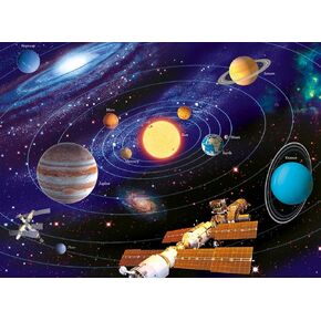 Ravensburger Solar System Jigsaw Puzzle for Kids - 200 Unique Pieces | Enhances Concentration & Creativity | Eco-Friendly - FSC Certified for All Ages