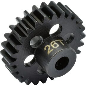 Hot Racing NSG26M1 26t Steel Mod 1 Pinion Gear 5mm