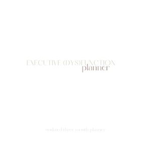 Executive Dysfunction Planner: Undated Three Month Planner