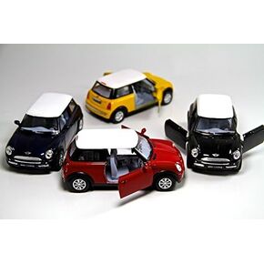 KiNSMART Mini Cooper S 5inch 1:28 Scale Die Cast Metal Model Toy Cars SetOf4
