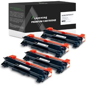 TN760 Toner for Brother Printer High Yield Ink Cartridges, Compatible Brother Toner TN-730/TN-760 for DCP-L2550DW HL-L2350DW, L2370DW, L2370DWXL, L2395DW, MFC-L2710DW Printer (Black, 4 Pack)