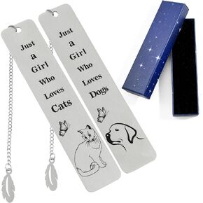 2pcs Funny Cat Bookmarks for Women, Reading Gifts for Cat Lovers Cute Book Marks Gift for Reading Women Bookworm Book Lovers Book Reading Accessories Christmas Stocking Stuffers (SQ0543+SQ0544+HE040) in Kuwait