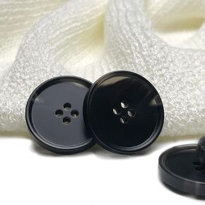 Black Horn Corozo Suit Buttons - Assorted Sizes (30PCS/Pack)