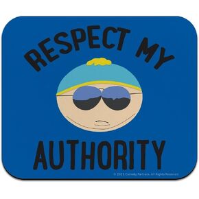 South Park Cartman Respect my Authority Low Profile Thin Mouse Pad Mousepad