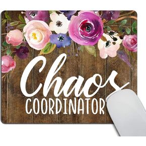 Smooffly Office Desk Accessories ، منسق الفوضى يقتبس من لوحة الماوس الأزهار المائية القديم ، ديكور المكتب للنساء ، هدايا المكتب ، ديكور المكتب