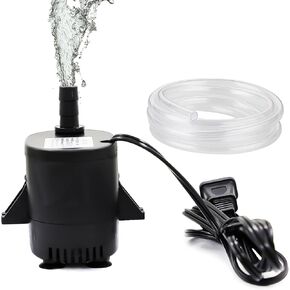 18W 270GPH water fountain pump submersible water pump with water level control aquarium air pump for outdoor fountain,fish tank,dehumidifiers,fountains, hydroponics, water gardens