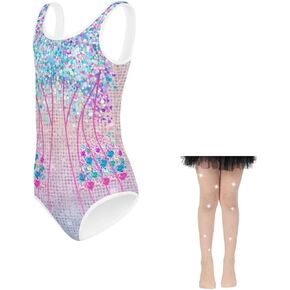 ملابس Halloween Sparkle Novetly Concert Phemsuit Bodysuits من 5 إلى 10 سنوات