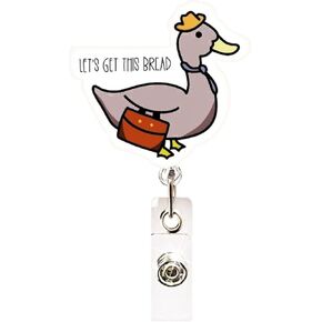 Funny Cartoon Retractable Badge Reel Holder Cute Cartoon Design Name Tag Card Gift Alligator Badge Accessories Office Supplies forr Nurses Doctors Office Workers in Kuwait