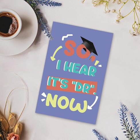 بطاقة تهنئة لطيفة له ، بطاقة تخرج ماجستير جديدة مضحكة ، هدايا التخرج من درجة الماجستير ، بطاقة التخرج الجامعي in Kuwait