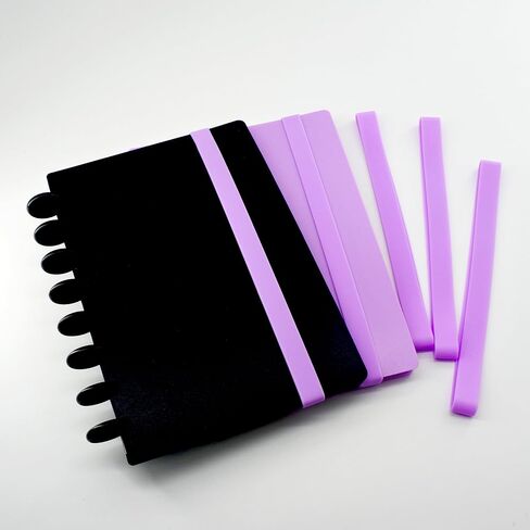 5 PCS Elastic Bands Planner Accessories Silicone Belt for Notebook DIY Multi-function Silicone Straps(Mixed,M for Junior/Medium Size) in Saudi Arabia