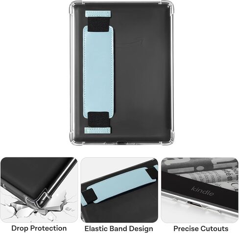 CoBak Clear Case for All-New Kindle Paperwhite 12th Gen 2024 (7") & Kindle Colorsoft Signature Edition (7") - Lightweight, Scratch-Proof Silicone Back Cover in Kuwait