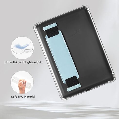 CoBak Clear Case for All-New Kindle Paperwhite 12th Gen 2024 (7") & Kindle Colorsoft Signature Edition (7") - Lightweight, Scratch-Proof Silicone Back Cover in Kuwait