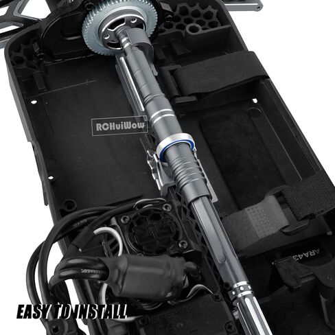 Metal RC Center Driveshafts Upgrades Part for 1/10 Granite/Senton/Vorteks 3S BLX(Mega550),Big Rock 3S BLX,1/8 Typhon/Infraction 3S BLX(Mega550).Alloy Aluminium Center CVD Axles,Red in Kuwait