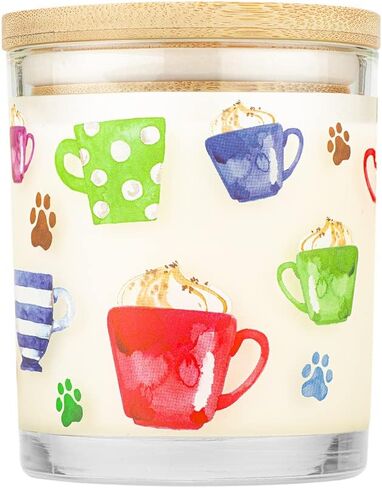 One Fur All Pet House Scented Candle, 9 OZ Glass Jar, 100% Plant-Based Soy Candle with a Cotton Wick, Clean Burning, Long Lasting Pet Odor Candles for Home, Sugar Cookies in Saudi Arabia